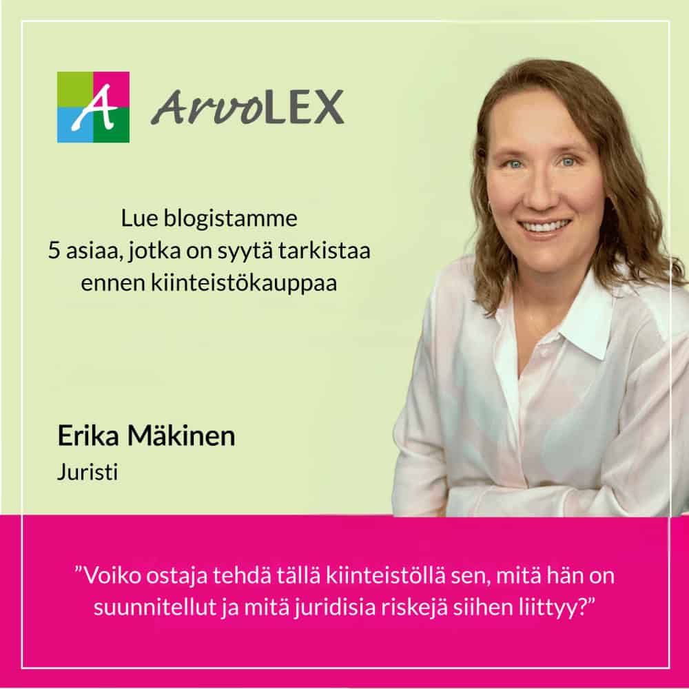 5 asiaa jotka on syytä tarkastaa ennen kiinteistökauppaa